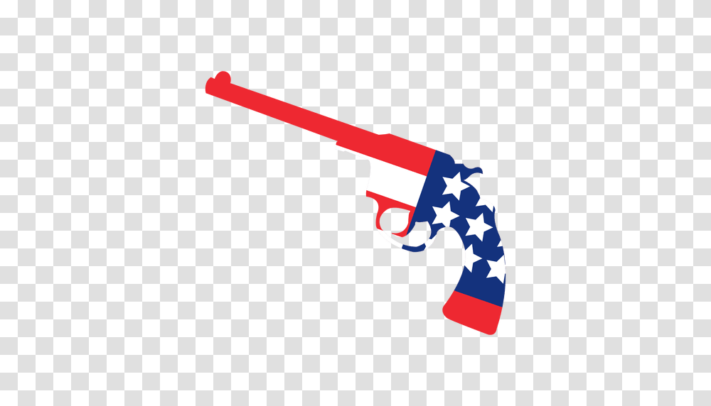 America Flag Print Gun, Axe, Tool, Toy, Weapon Transparent Png