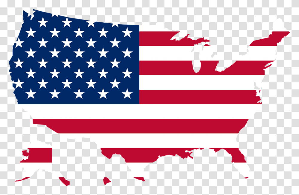 America United States Map Flag Us Usa Map Of Usa With Flag Transparent Png