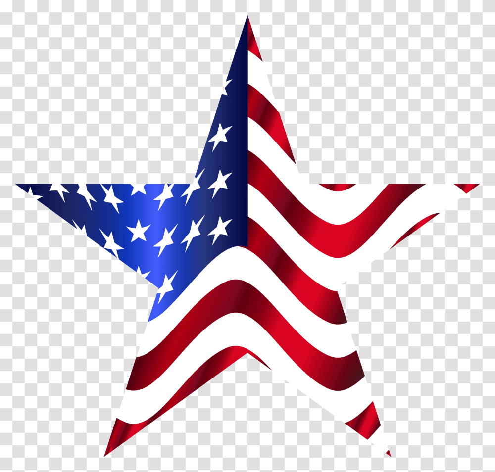 America Usa United States Flag Symbol Star American Flag Star Background Transparent Png