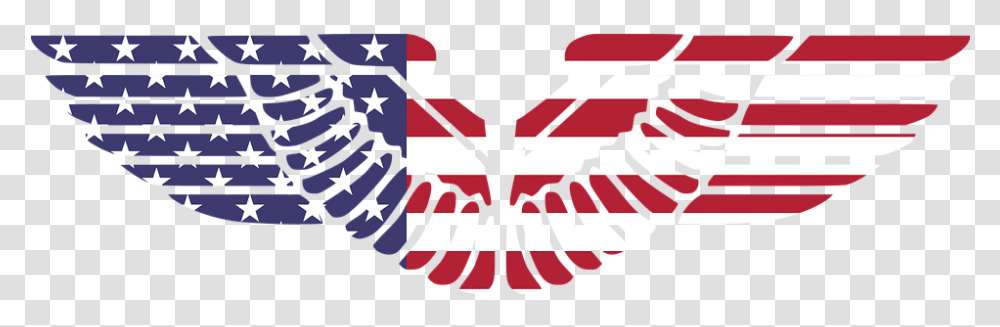 America Usa Wings Eagle Red White Blue Stars Eagle Wings, Hand, Leisure Activities, Knitting Transparent Png