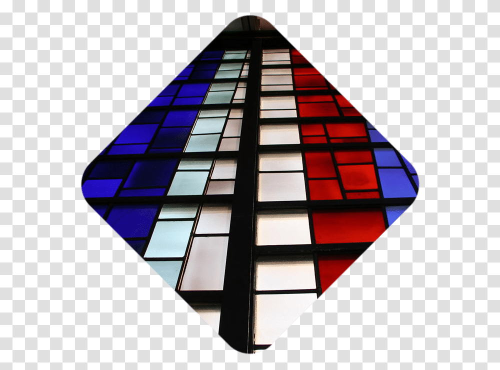 American Airlines Stained Glass Mural, Rubix Cube, Window, Solar Panels Transparent Png