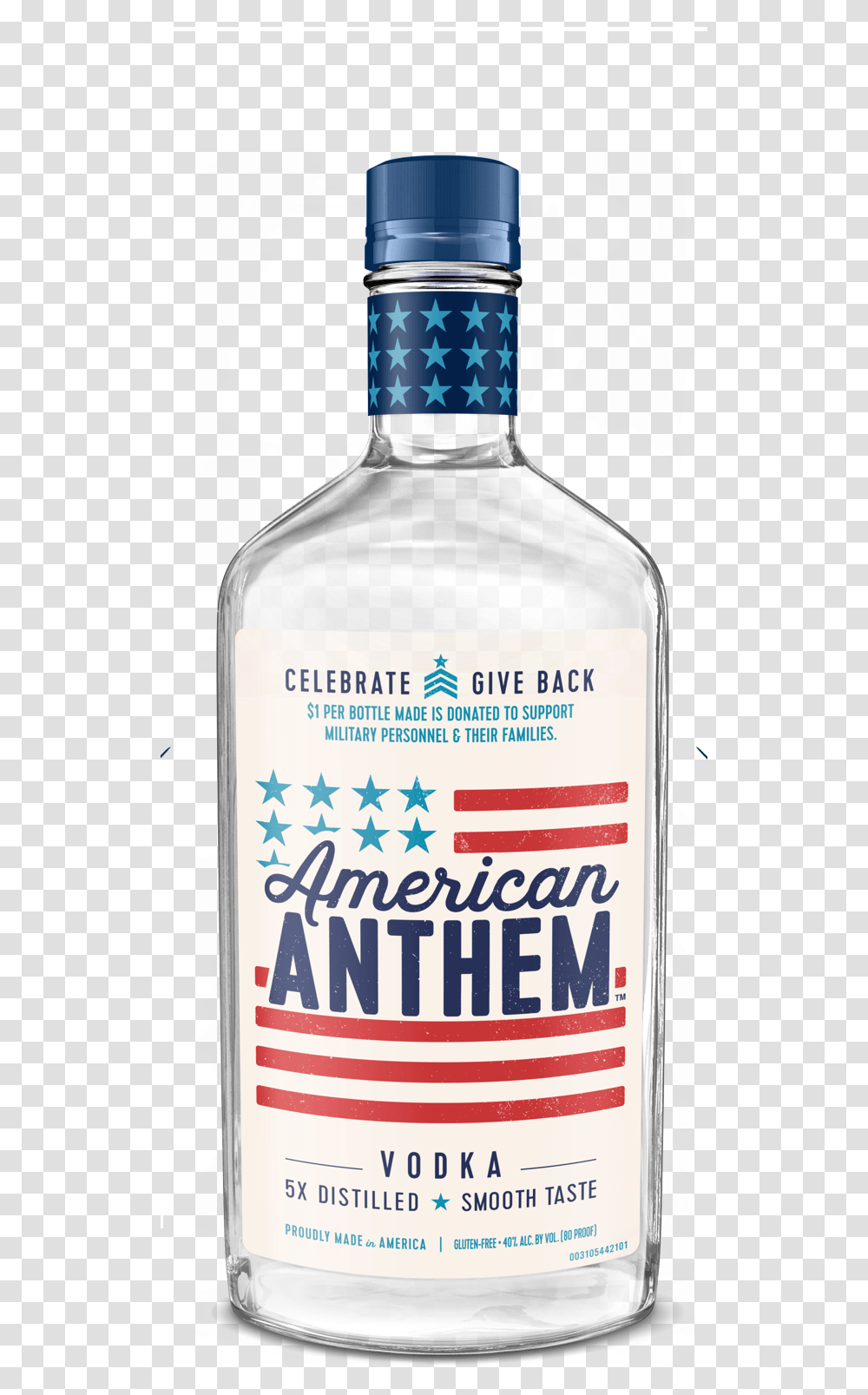 American Anthem Vodka American Anthem Vodka, Bottle, Liquor, Alcohol, Beverage Transparent Png