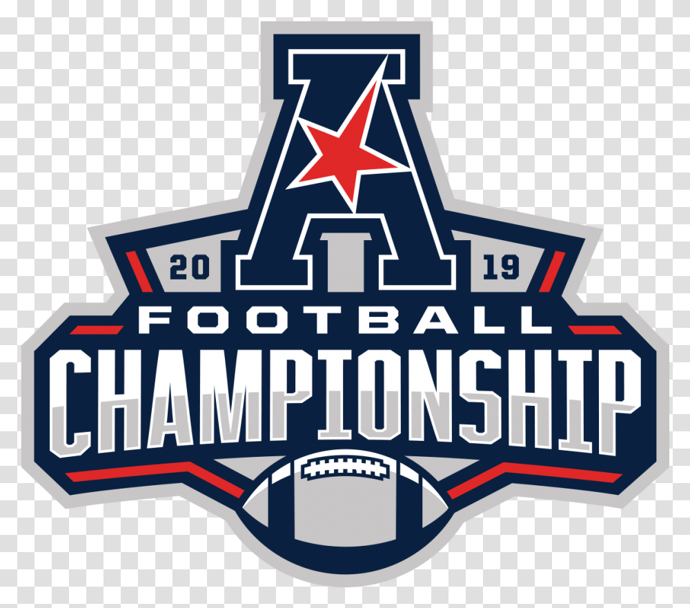 American Athletic Conference Aac Championship Game 2019 Football, Logo, Symbol, Text, People Transparent Png