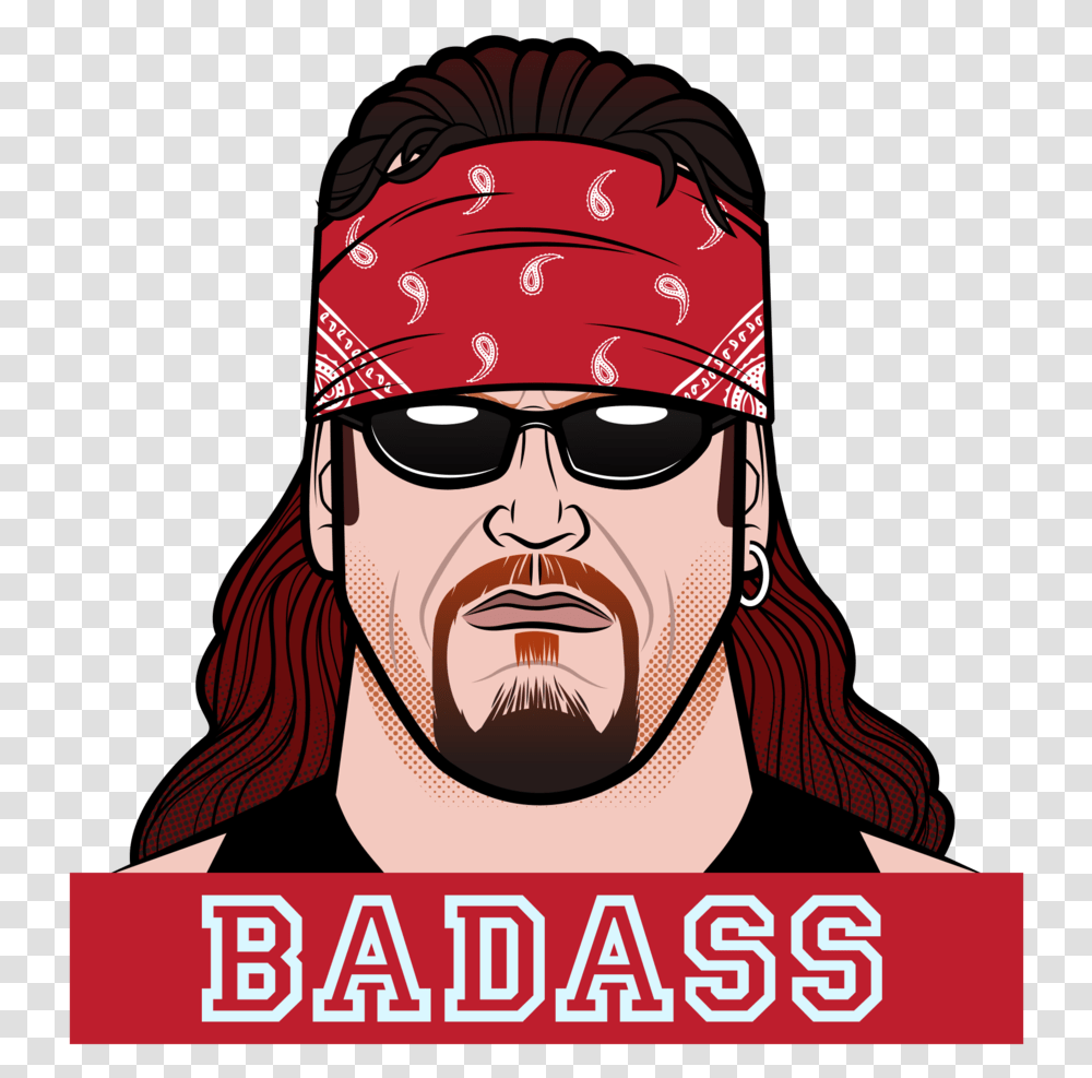 American Badass Undertaker T Shirt, Apparel, Bandana, Headband Transparent Png