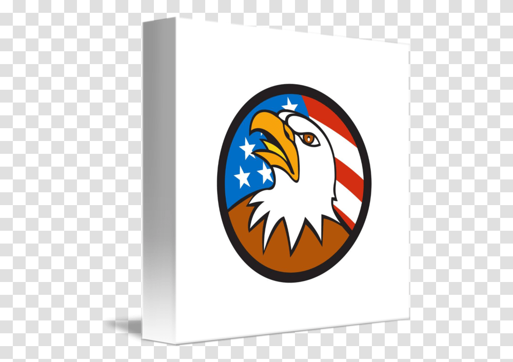 American Bald Eagle Head Looking Up Bald Eagle, Logo, Symbol, Bird, Animal Transparent Png