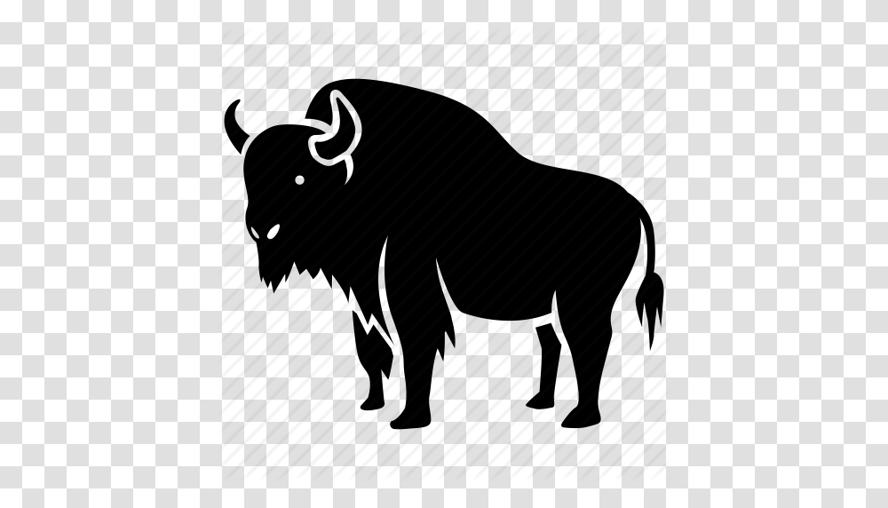 American Bison Bovine Bull European Extinct Hunting Icon, Piano, Leisure Activities, Musical Instrument, Mammal Transparent Png