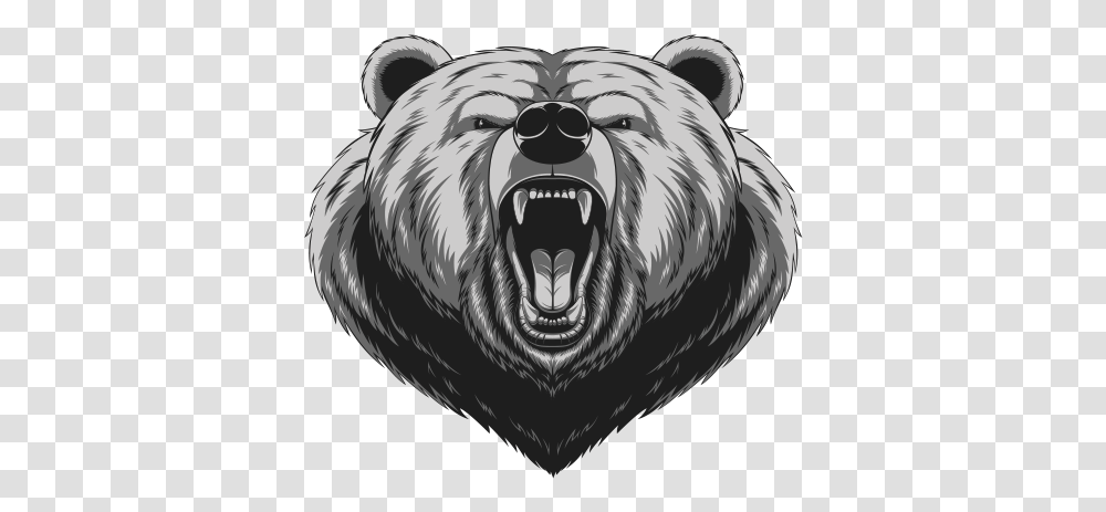American Black Bear Drawing Angry Drawing Grizzly Bear, Wildlife, Animal, Mammal, Teeth Transparent Png