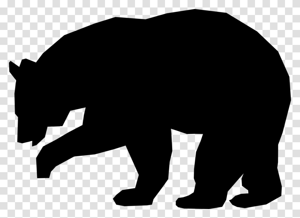 American Black Bear Polar Bear Grizzly Bear Drawing Free, Gray, World Of Warcraft Transparent Png