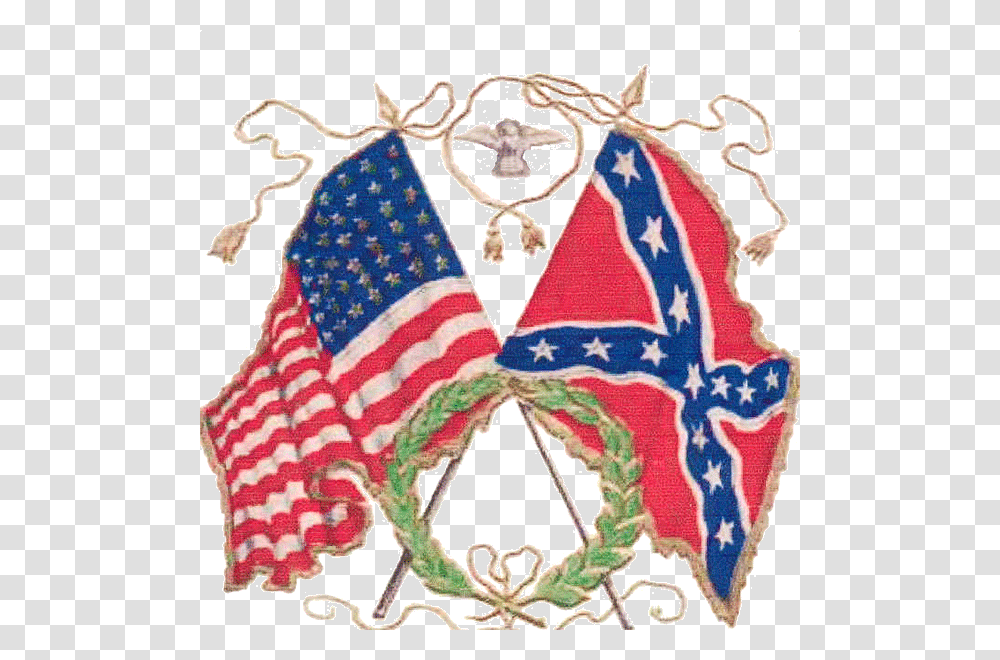 American Civil War Flags, Applique, Rug, Pattern Transparent Png
