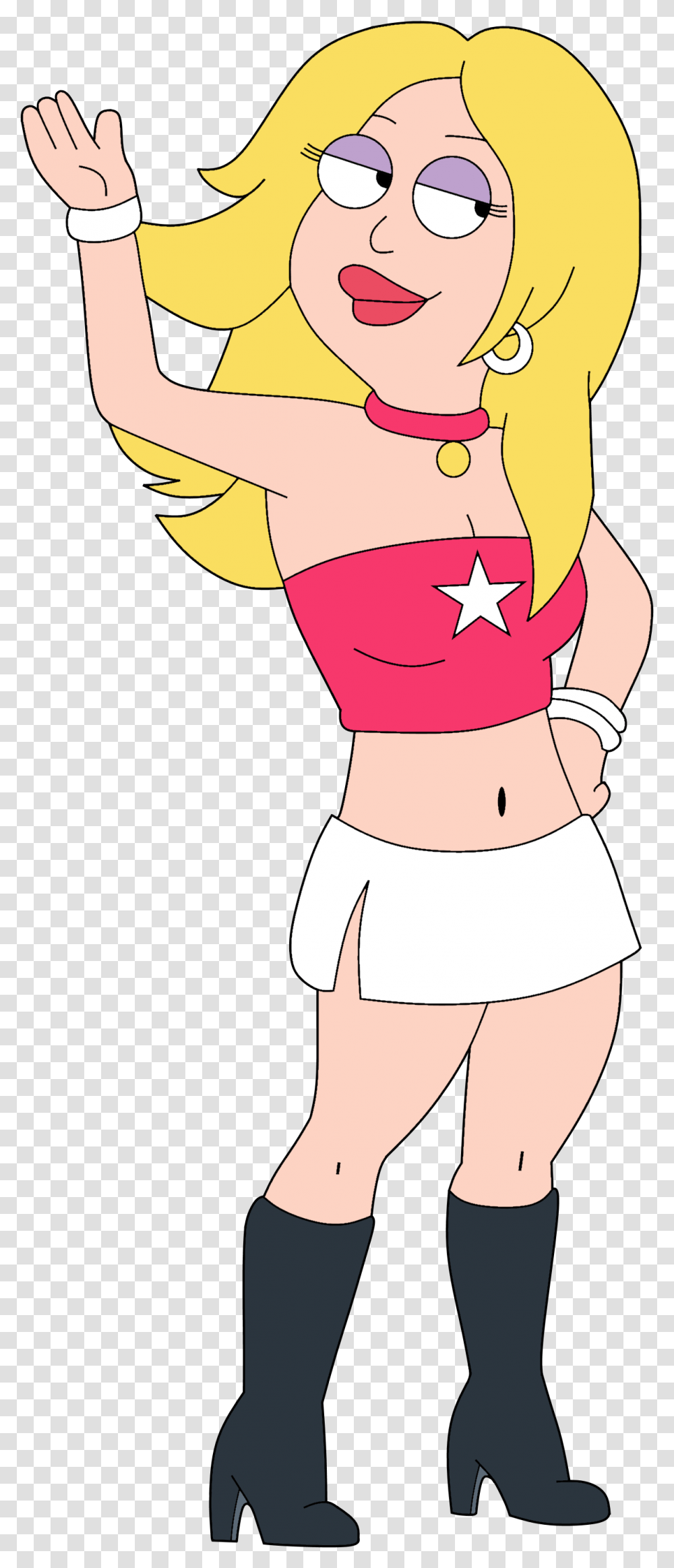 American Dad Francine Rock, Person, Female, Stomach Transparent Png