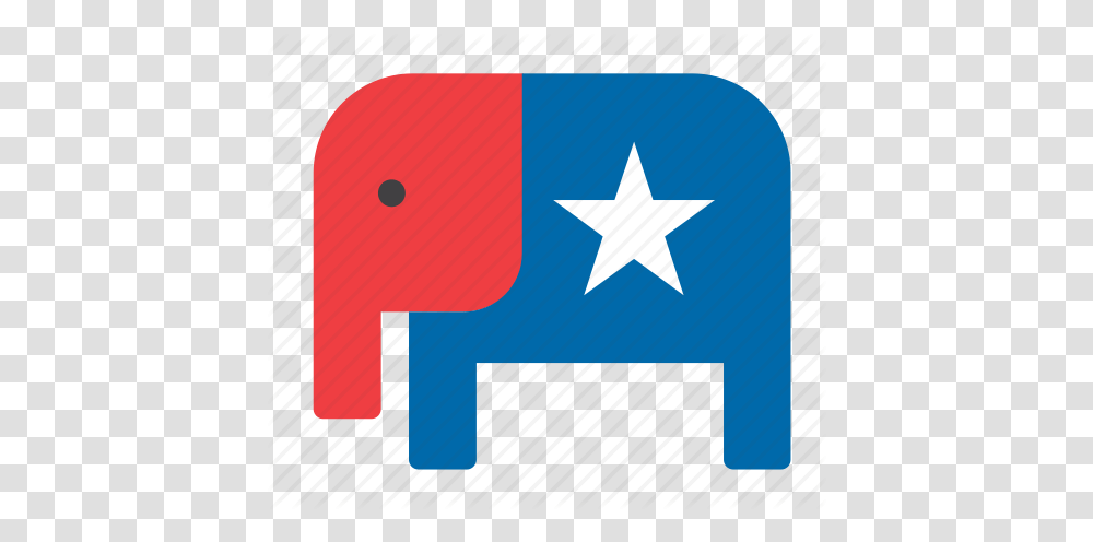 American Elections Elephant Politics Presidential Republican, Star Symbol Transparent Png