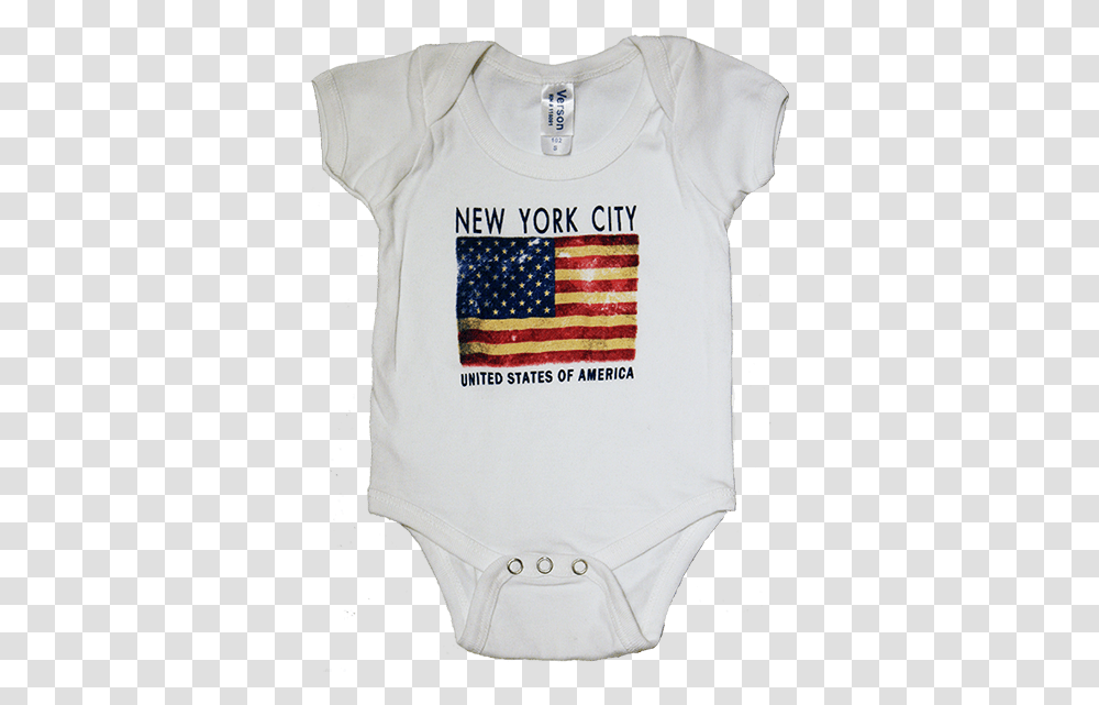 American Flag Baby Onesie Flag Of The United States, Apparel, T-Shirt Transparent Png