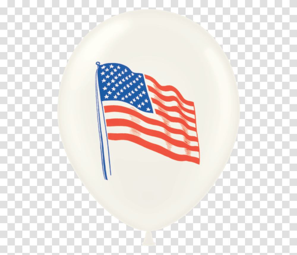 American Flag Balloons, Label Transparent Png