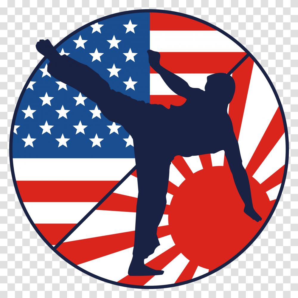 American Flag Circle Logo Clipart Circle Flag Usa Icon, Symbol, Person, Human, Trademark Transparent Png