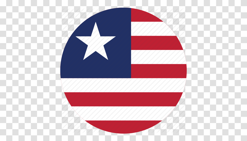 American Flag Circle Usa Flag Icon Circle, Symbol, Star Symbol, Logo, Trademark Transparent Png