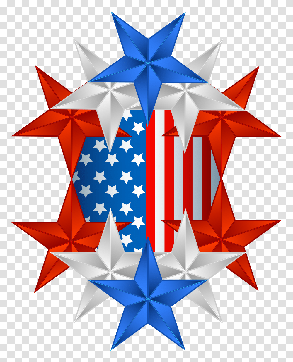 American Flag Clipart Christmas Transparent Png