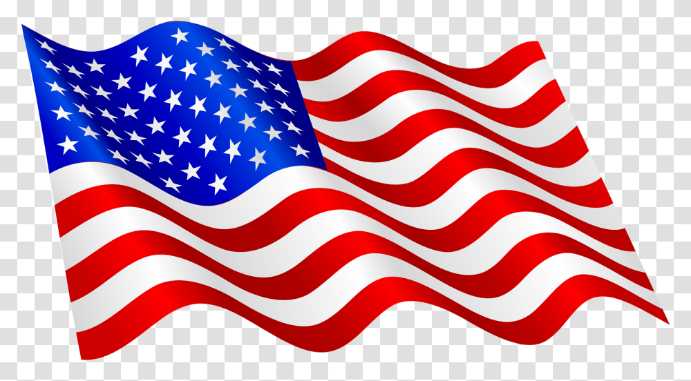 American Flag Clipart Red White Blue Ribbon Transparent Png
