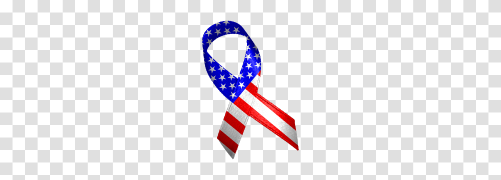 American Flag Clipart Ribbon, Sock, Shoe, Footwear Transparent Png