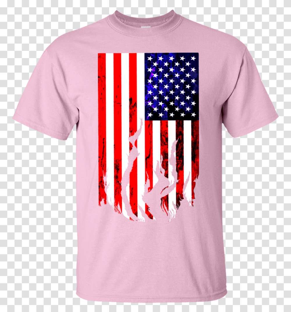 American Flag, Apparel, T-Shirt Transparent Png