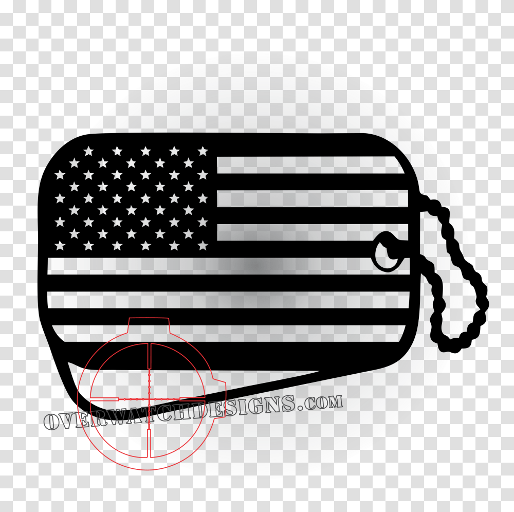 American Flag Dogtag, Apparel, Steamer Transparent Png