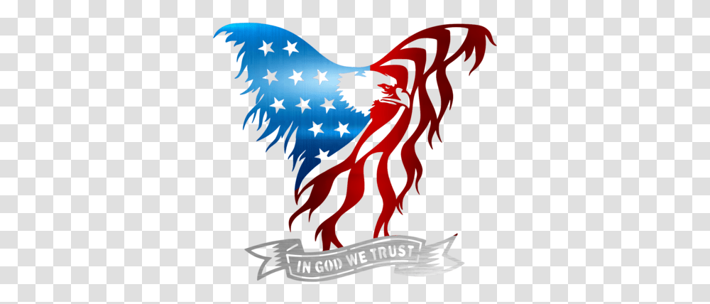 American Flag Eagle Clipart, Poster, Advertisement, Emblem Transparent Png
