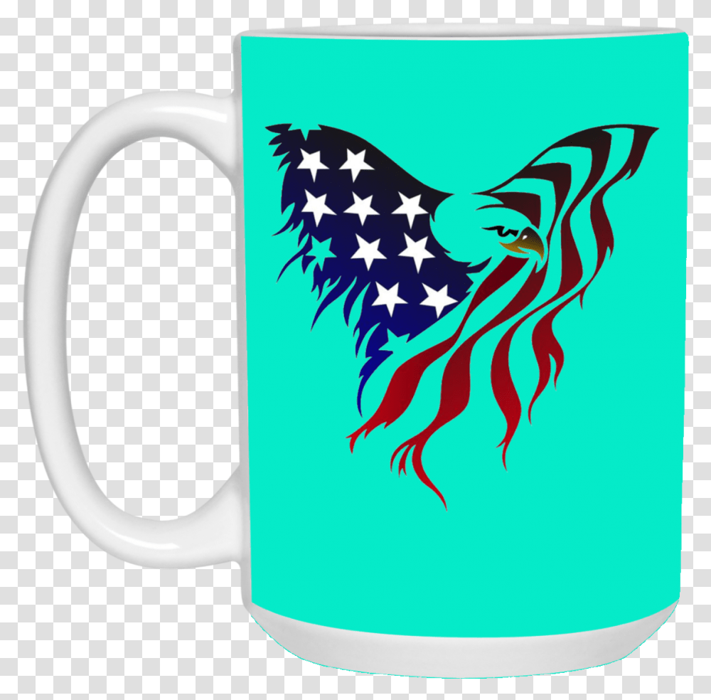 American Flag Eagle Eagle Thin Blue Line, Coffee Cup, Stein Transparent Png