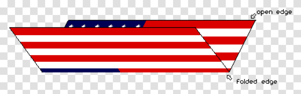 American Flag Folding Transparent Png