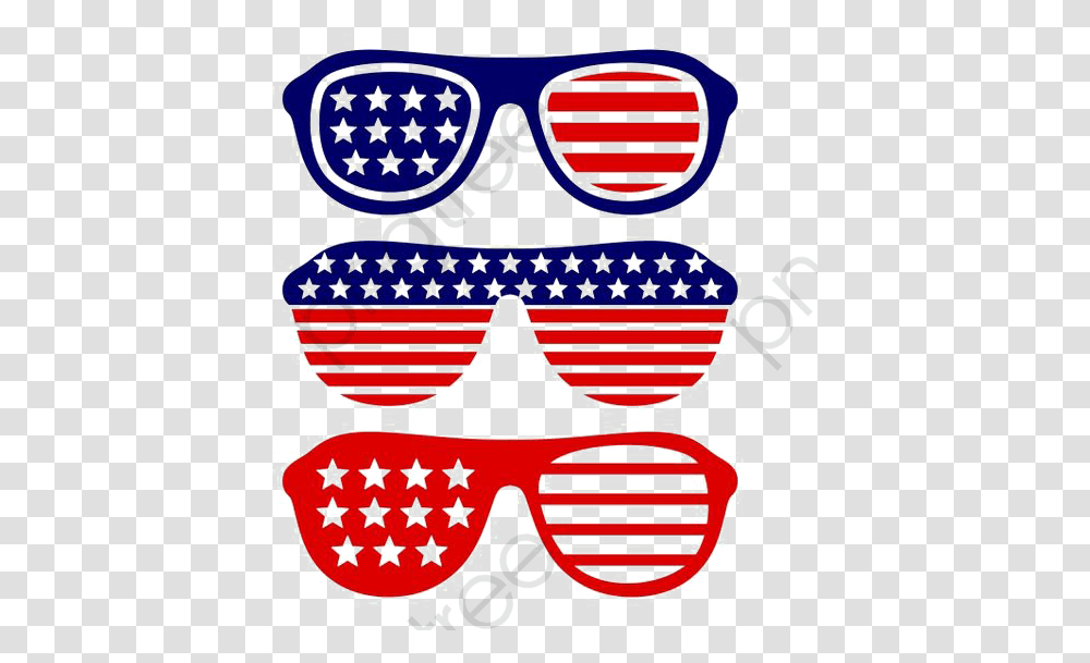 American Flag Glasses 4th Of July Sunglasses Clipart, Label, Doodle, Drawing Transparent Png