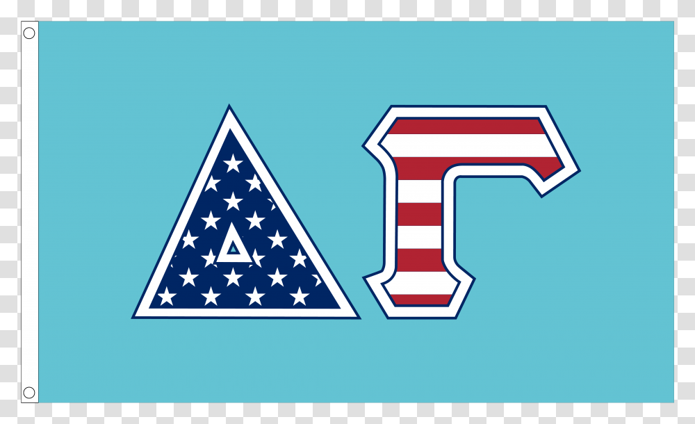 American Flag Greek Flagtitle American Flag Greek Triangle, Label, Number Transparent Png