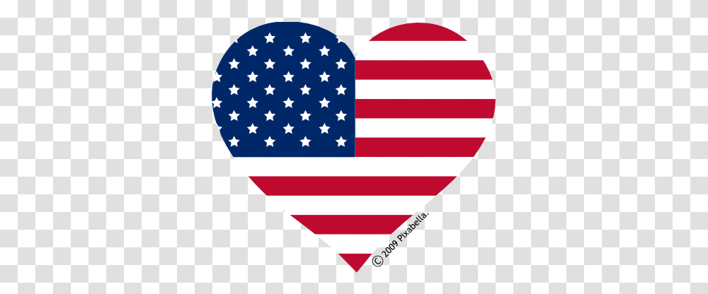 American Flag Heart Clip, Rug Transparent Png