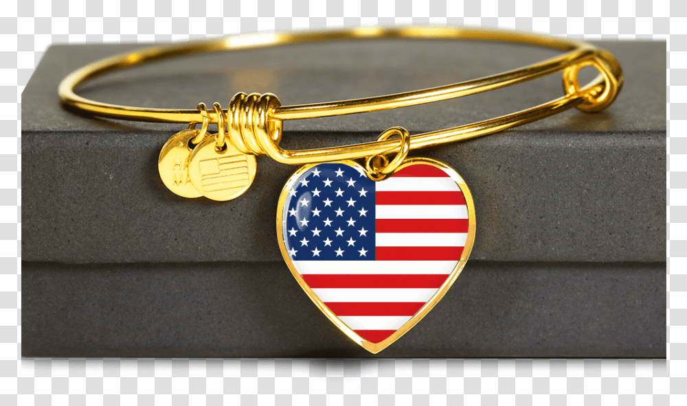 American Flag Heart Flag Of The United States, Accessories, Accessory, Jewelry, Gold Transparent Png