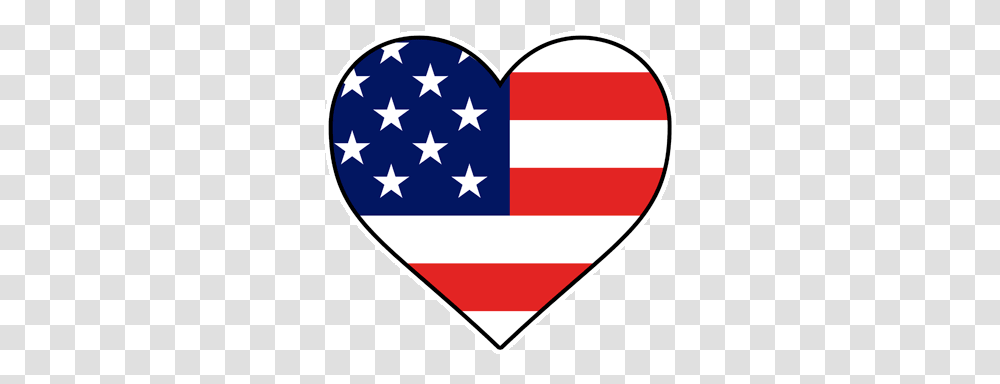 American Flag Heart Picture Usa Flag Heart, Label, Text, Symbol, Plectrum Transparent Png