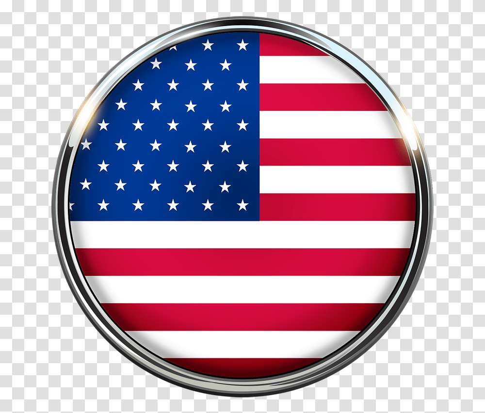 American Flag Icon, Emblem Transparent Png