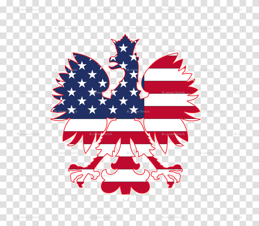 American Flag Image Polish Eagle American Flag, Poster, Advertisement Transparent Png