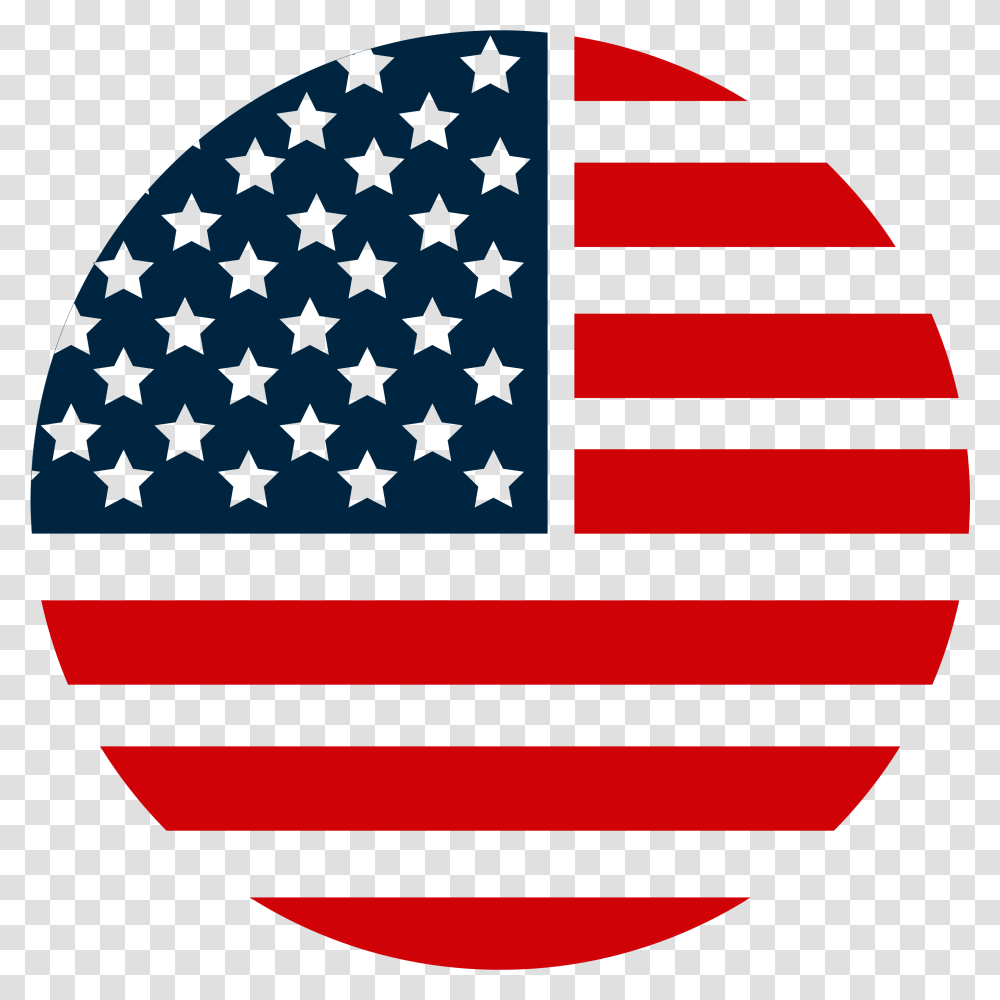 American Flag In A Circle, Rug Transparent Png