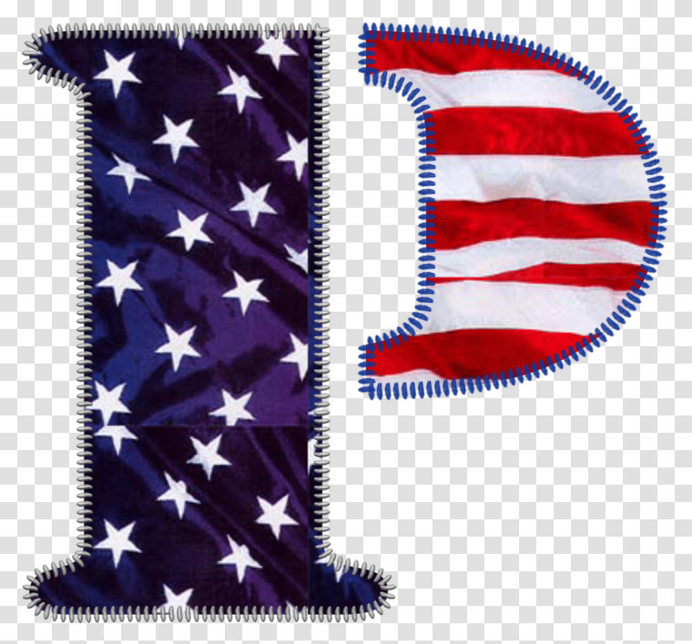 American Flag Letter E, Rug Transparent Png