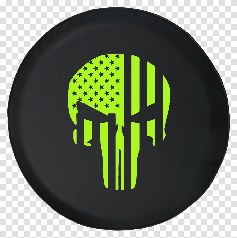 American Flag Military Punisher Skull Tire Cover Tire Cover Pro, Frisbee, Toy, Logo Transparent Png