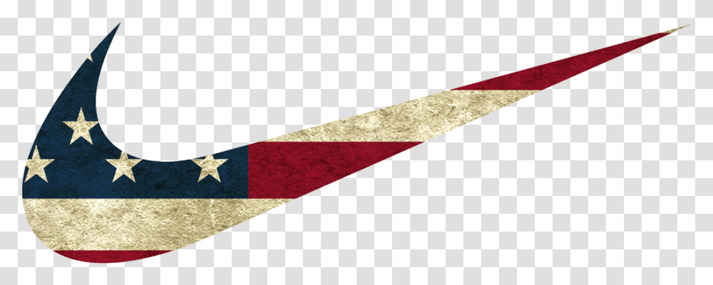 American Flag Nike Sign, Wedge Transparent Png