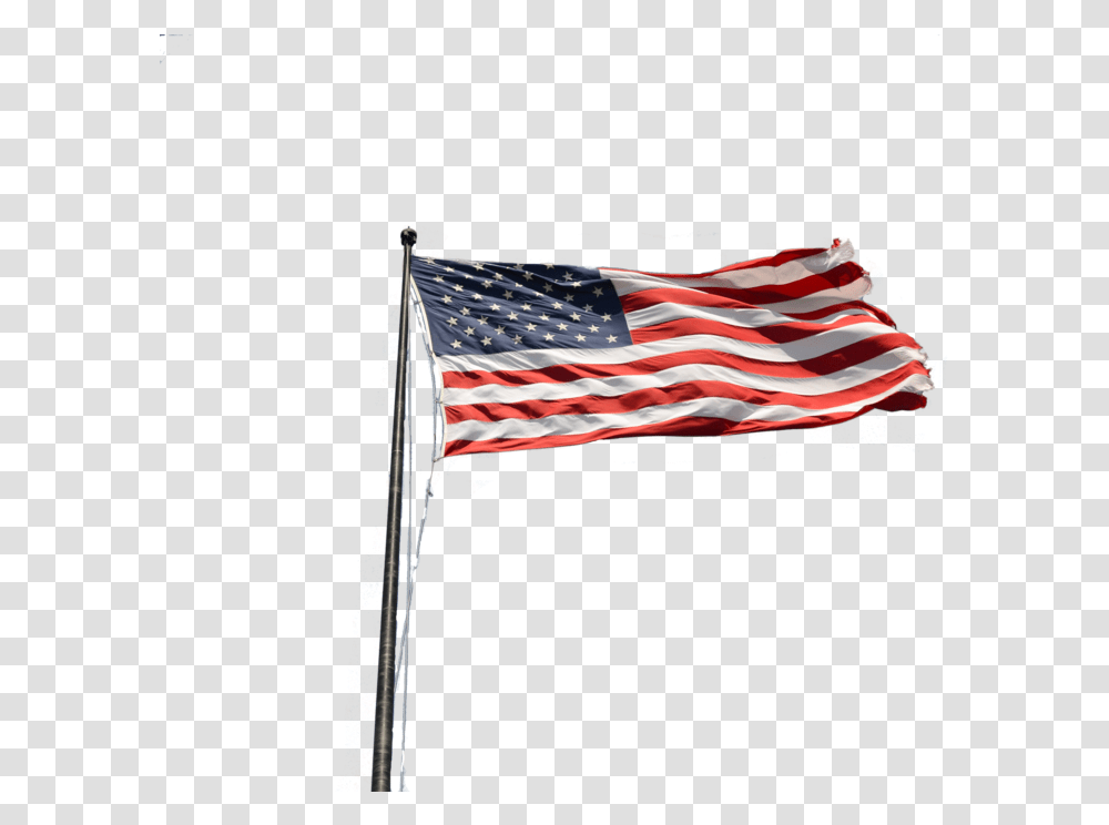 American Flag On Pole Picture Black And White Download American Flag Pole Transparent Png