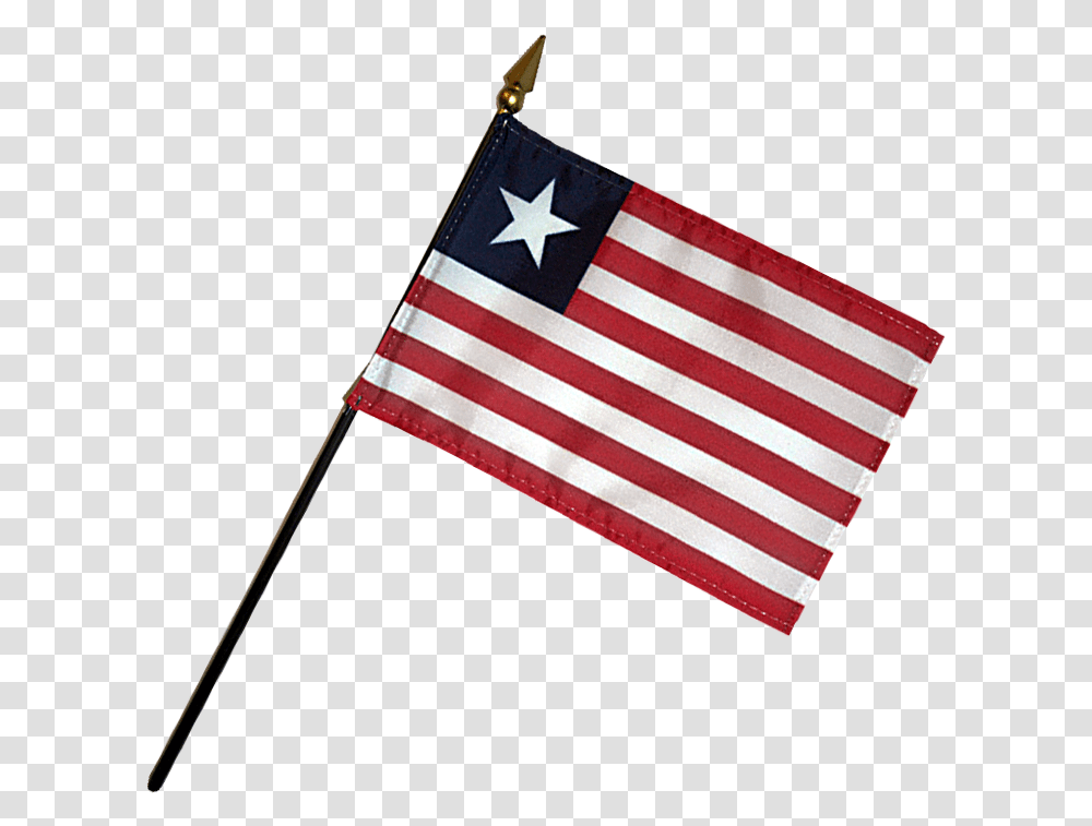 American Flag On Pole, Tabletop Transparent Png