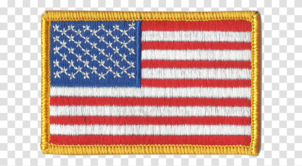 American Flag Patch, Rug, Woven, Knitting Transparent Png