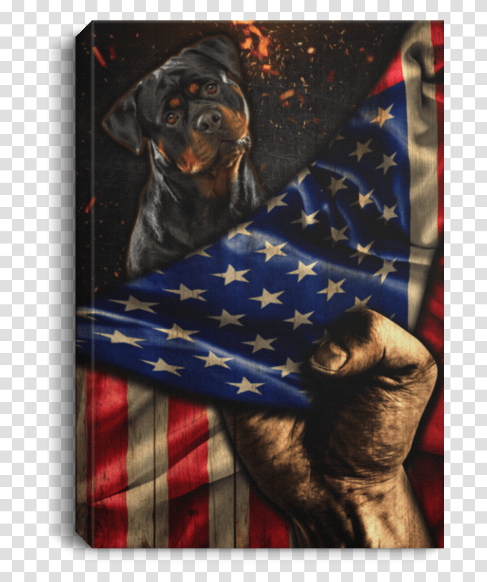 American Flag Pitbull Blanket, Dog, Pet, Canine Transparent Png