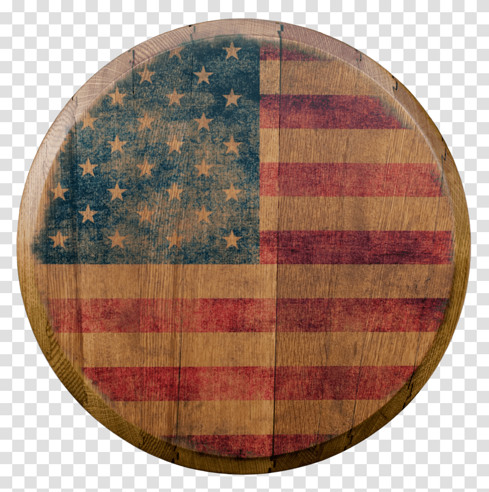 American Flag Printed Barrel Head Transparent Png