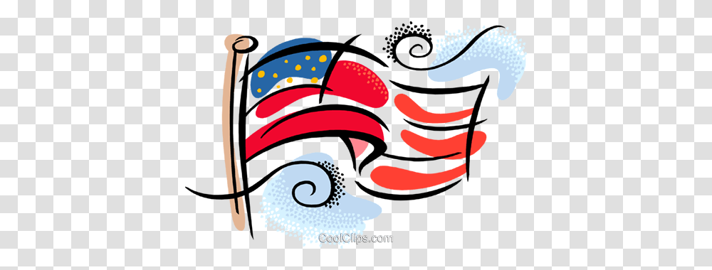 American Flag Royalty Free Vector Clip Art Illustration, Outdoors, Nature, Sea Transparent Png