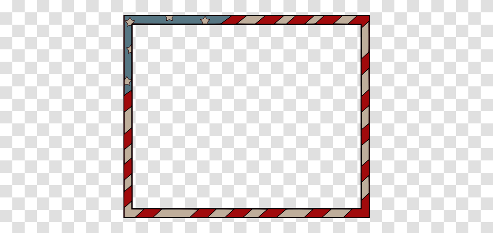 American Flag Style Rectangular Border Vector Image Public, Fence, Monitor, Screen, Electronics Transparent Png