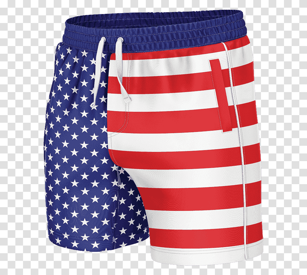 American Flag Swim Trunks Shorts, Symbol, Tie, Accessories, Accessory Transparent Png