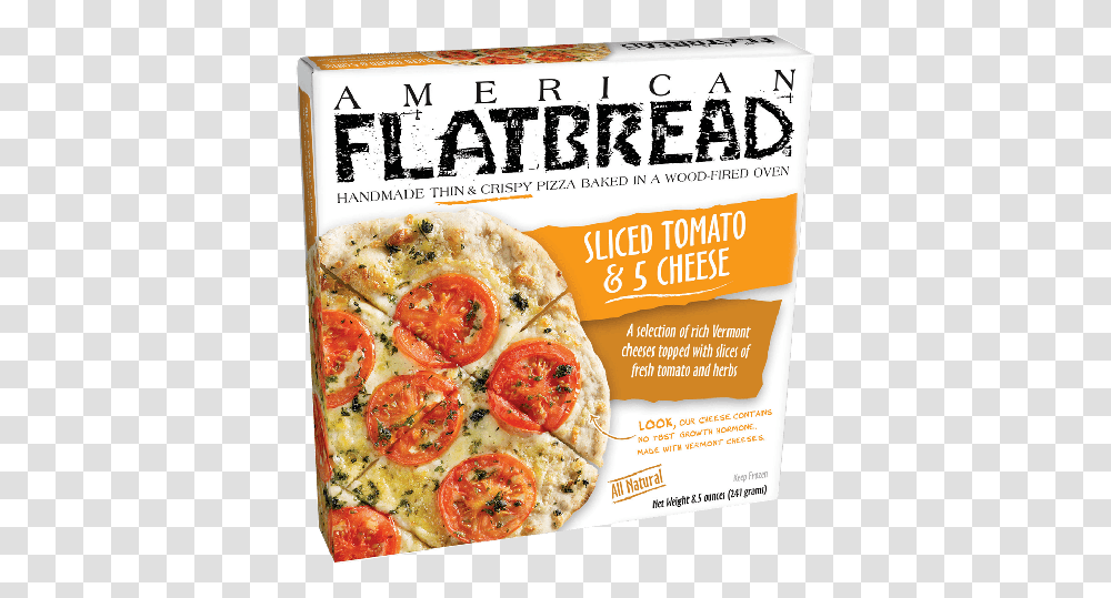 American Flatbread Sliced Tomato And Five Cheese Pizza American Flatbread Frozen Pizza, Food, Menu, Tortilla Transparent Png