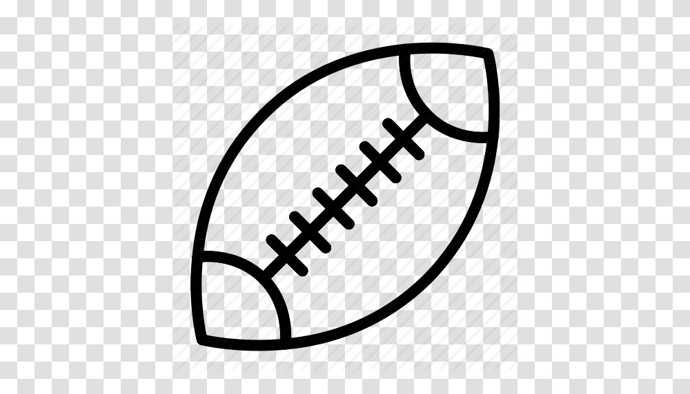 American Football Ball Outline Rugby Set Sports Icon, Rugby Ball, Piano, Leisure Activities, Musical Instrument Transparent Png