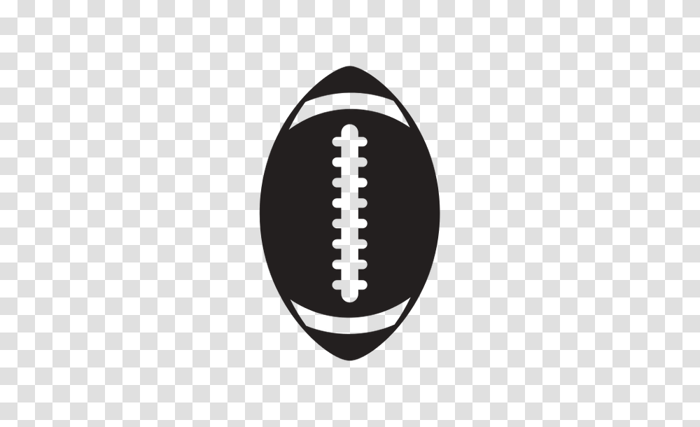 American Football Ball Silhouette, Sport, Sports, Rugby Ball Transparent Png