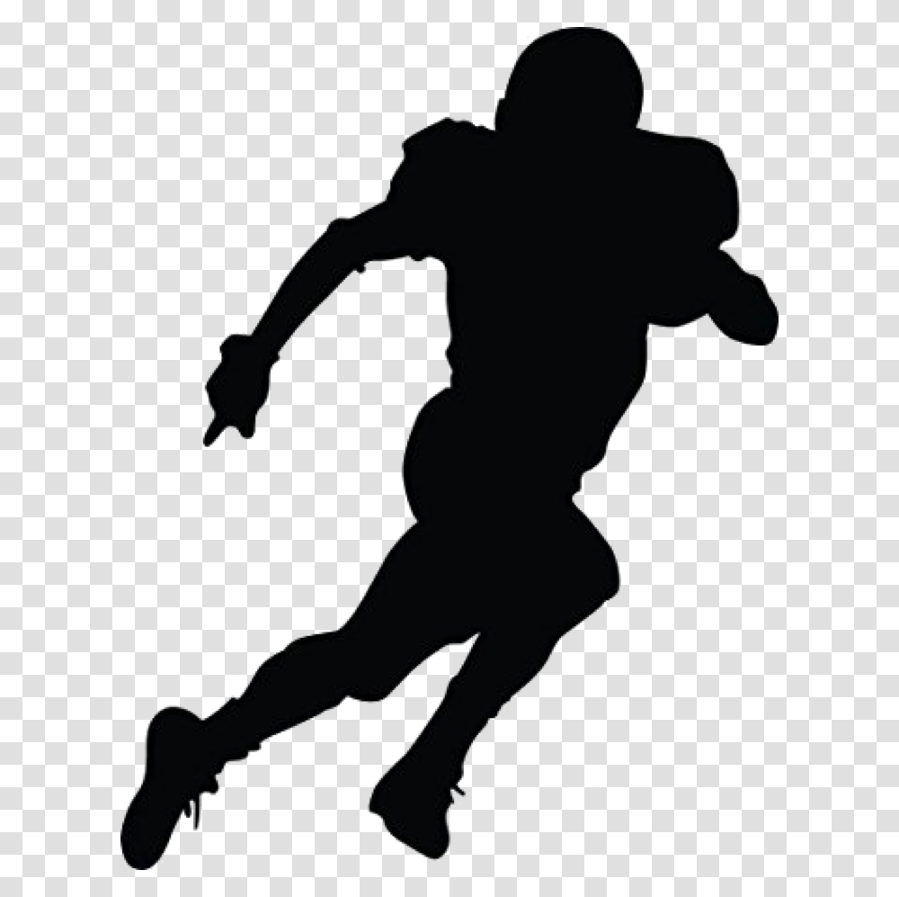 American Football Football Player Clip Art Football Player Silhouette, Person, Human, Ninja, Stencil Transparent Png